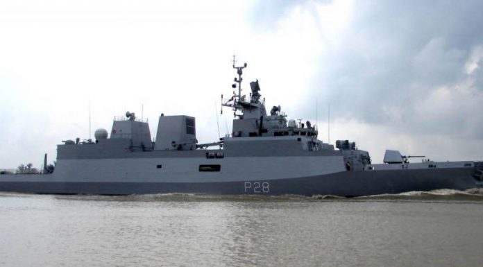Minor fire aboard Indian Naval Corvette, INS Kamorta