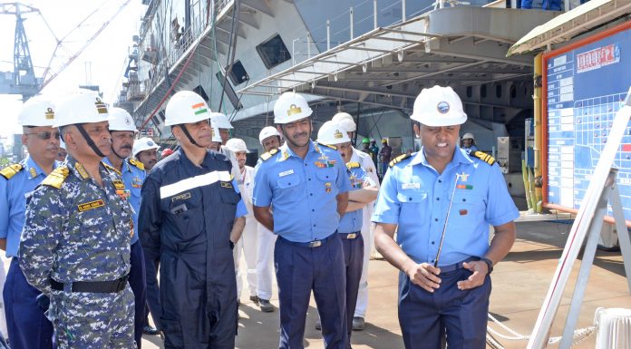 Defence Secretary Ajay Kumar Reviews The Progress Of India’s Indigenous Aircraft Carrier, Basin Trials To Commence Soon